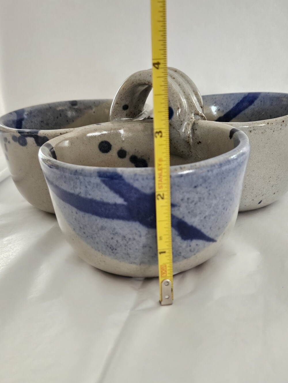 Handmade Studio Pottery Condiment Set. - Picture 8 of 9